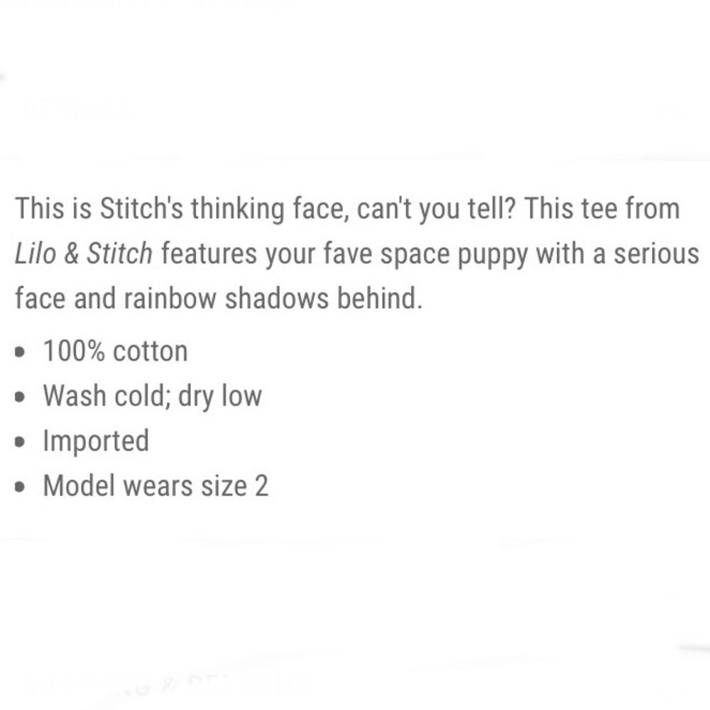 DISNEY HOT TOPIC Stitch TEE SHIRT PLUS SIZES! - Picture 3 of 4